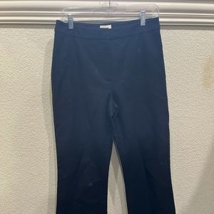 Kate Spade flare cropped black pants Size 8